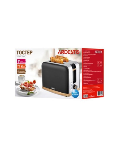 Тостер Ardesto T-F420BWD