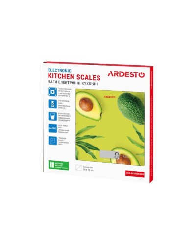 Ваги кухонні Ardesto SCK-893AVOCADO