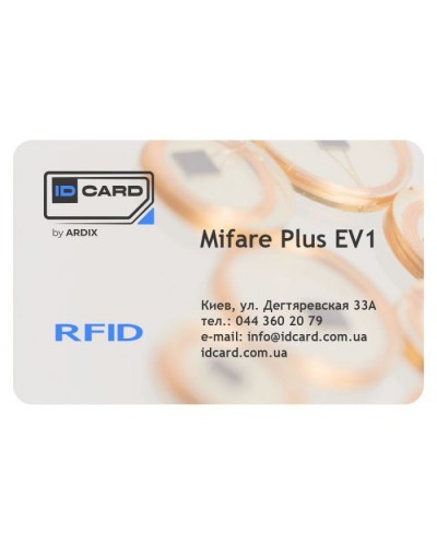 Смарт-карта IDCard Mifare Plus EV1 (01-035)