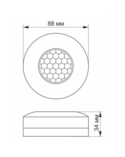 Датчик руху Videx 220V 1200W інфрачервоний (VL-SPC12W)