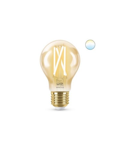 Розумна лампочка WiZ E27 7W(50W 640Lm) A60 2000-5000К філаментна Wi-Fi (929003017401)