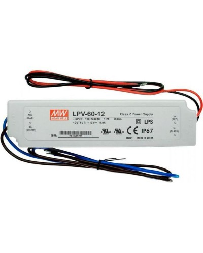 Блок живлення для систем відеоспостереження MeanWell LPV-60-12