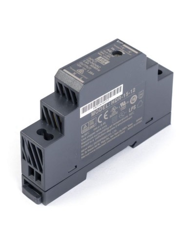 Блок живлення для систем відеоспостереження MeanWell HDR-15-12