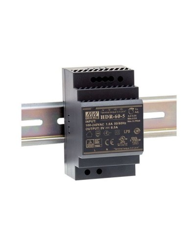 Блок живлення для систем відеоспостереження MeanWell HDR-60-12