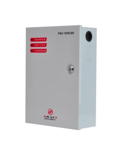 Блок живлення для систем відеоспостереження Kraft Energy PSU-1205LED(B)