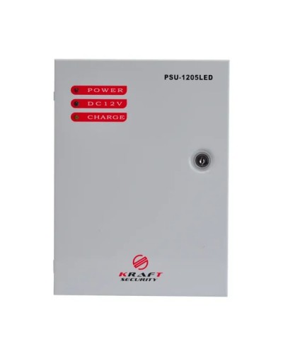 Блок живлення для систем відеоспостереження Kraft Energy PSU-1205LED(B)