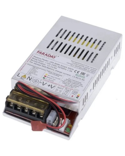 Блок живлення для систем відеоспостереження Faraday Electronics UPS_85W_ALU_24
