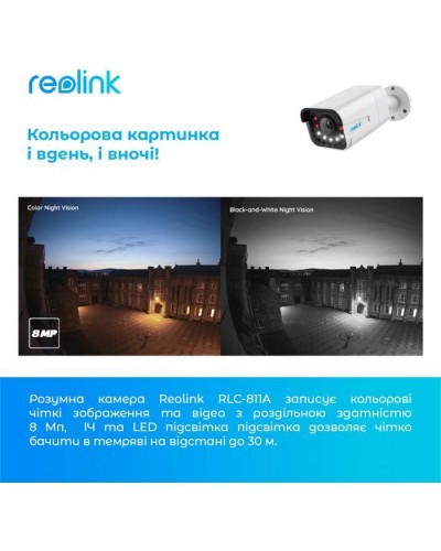 Камера відеоспостереження Reolink RLC-811A