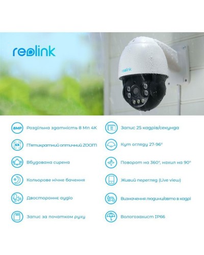 Камера відеоспостереження Reolink RLC-823A