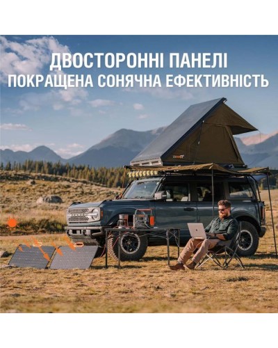 Портативна сонячна панель Jackery SOLARSAGA 80W (SolarSaga-80)