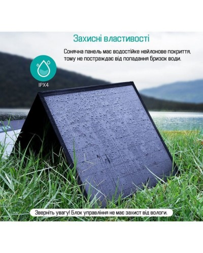 Портативна сонячна панель Choetech 120W (SC008)