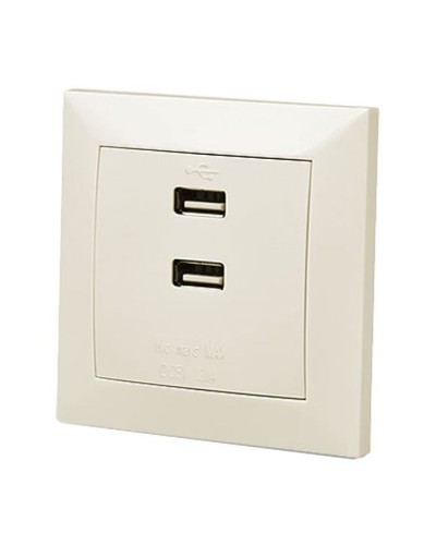 USB розетка REAL-EL Розетка USB (Comfort-60025-C)