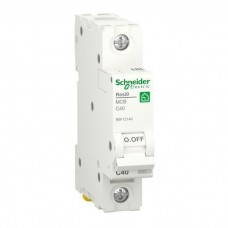 Автоматичний вимикач Schneider Electric RESI9 6kA 1P 40A C (R9F12140)