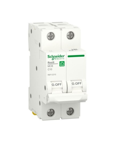 Автоматичний вимикач Schneider Electric RESI9 6kA 2P 10A C (R9F12210)