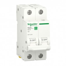 Автоматичний вимикач Schneider Electric RESI9 6kA 2P 6A C (R9F12206)