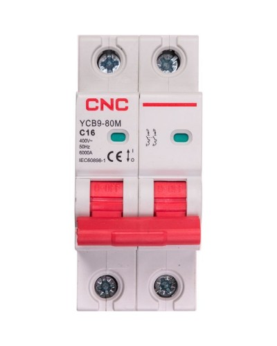 Автоматичний вимикач CNC YCB9-80M 2P C16 6ka (NV821495)