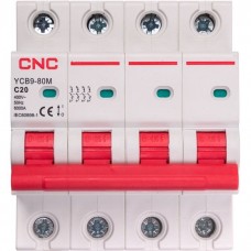 Автоматичний вимикач CNC YCB9-80M 4P C20 6ka (NV821600)