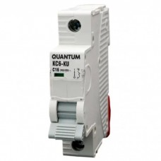 Автоматичний вимикач Quantum 1п С 6А MCB 6kA (2506 / KC6-K/ C/1P/6A-6kA)
