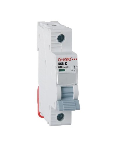Автоматичний вимикач ONESTO 1п С 63А MCB 4,5kA (KC6-K)