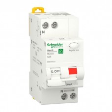 Диференціальний автоматичний вимикач Schneider Electric RESI9 6kA 1P+N 25A C 30mA (R9D25625)