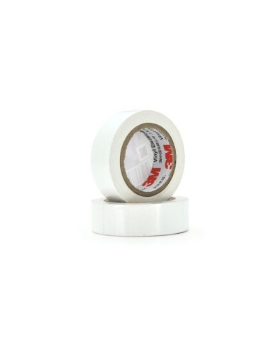 Ізоляційна стрічка 3M 0,13мм*18мм*10м white (3M/0,13/18/10-WT / 05108)
