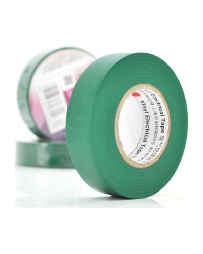 Ізоляційна стрічка 3M 0.13мм x 18мм x 10м Green, от -10°С до +80°С (3M/0,13/18/10-GN)