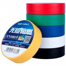 Ізоляційна стрічка CHNT 0.16мм*18мм*10м White, 600v, temp -5°С/+ 80°С, 10 шт. (0,16мм*18мм*10м-W)