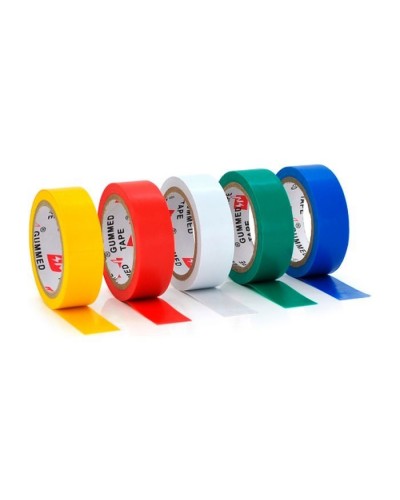 Ізоляційна стрічка Ninja вогнетривка 0.18мм*19мм*10м, Red, 0+80°С, 600V, міцність 20Н/см, 10 шт. (0,18мм*19мм*10м-R)