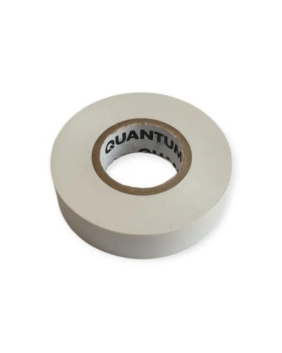 Ізоляційна стрічка Quantum white shinny 18мм/30м (QM-EIT130WS-18/30)