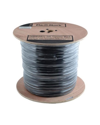 Кабель комбінований FinMark RG-6, медь, + 2x0.75 power, 305м (F690BVMcu-2x0.75power 305m)