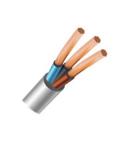 Кабель силовий ЗЗКМ 3х0.75 кв.мм гнучкий, 100м (ПВС 3x0,75 ECG)