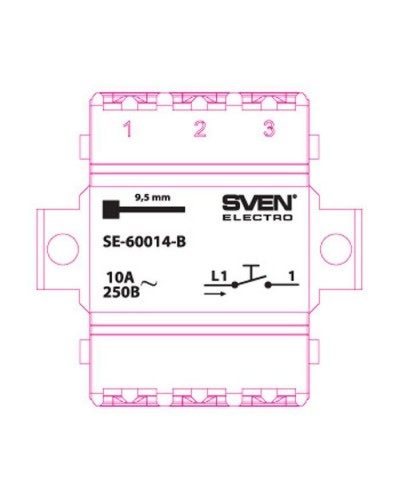 Кнопка дзвінка Sven SE-60014-B white (7100037)