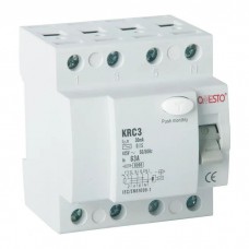 Диференційне реле (ПЗВ) ONESTO 1п+N 25А RCD 30mA, тип AC (KRC3) (0211.)