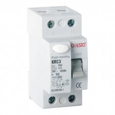 Диференційне реле (ПЗВ) ONESTO 1п+N 40А RCD 30mA, тип AC (KRC3) (0310.)