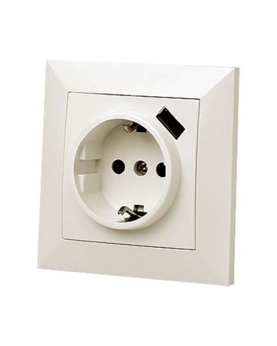 Розетка REAL-EL Розетка с 2*USB 10.5W (CSW-210-C)
