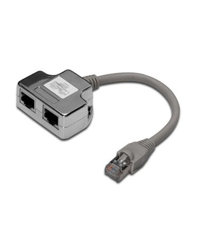 Розгалужувач Digitus витой пары, STP, cat.5e, 1x2RJ-45 (DN-93904)