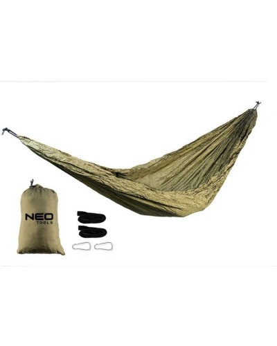 Гамак Neo Tools 330х140 см Зелений (63-124)