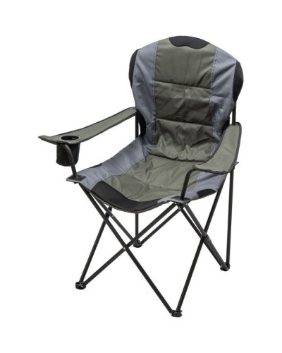 Крісло складане NeRest NR-34 Турист Grey/Khaki (4820211100506HAKIG)