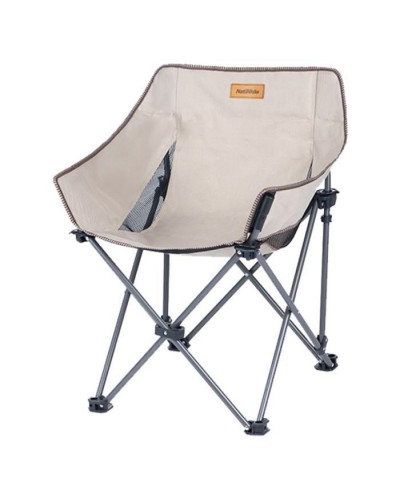 Крісло складане Naturehike NH20JJ022 600D Oxford Cotton Steel Khaki (6927595766385)