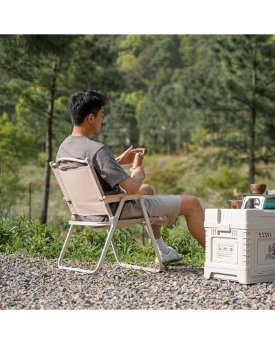 Крісло складане Naturehike CNK2300JU012 чорне (6976023926860)