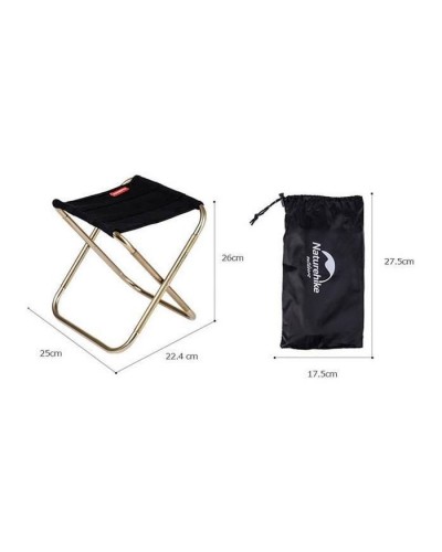 Стілець складаний Naturehike NH17Z012-L Black (6927595721391)