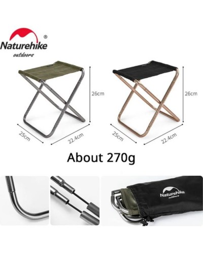 Стілець складаний Naturehike Easy Wild NH17Z012-L, зелений (6927595721384)