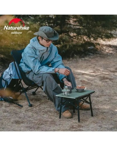 Туристичний стіл Naturehike CNH22JU050 алюміній світло-коричневий (6975641885320)