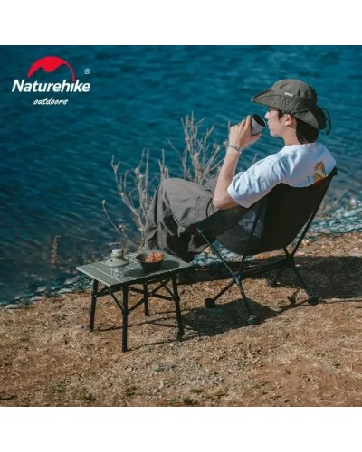 Туристичний стіл Naturehike CNH22JU050 алюміній світло-коричневий (6975641885320)