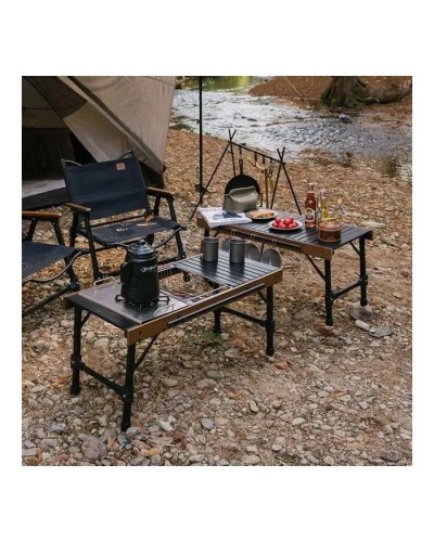 Туристичний стіл Naturehike комбінований NH21JU011 алюміній (6976023924835)