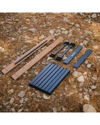 Туристичний стіл Naturehike комбінований NH21JU011 алюміній / бук (6927595797808)