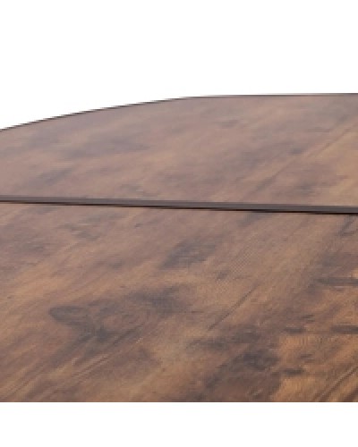 Туристичний стіл Bo-Camp Melrose Oval 120x80 cm Black/Wood look (1404220)