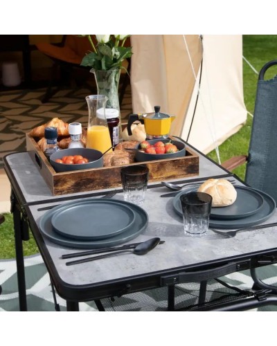 Туристичний стіл Bo-Camp Northgate 120x60 cm Black/Grey (1404186)