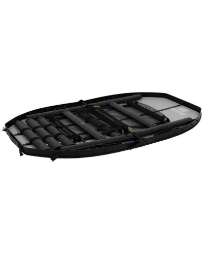 Туристичний стіл Bo-Camp Woodbine Oval 100x70 cm Black/Wood look (1404185)