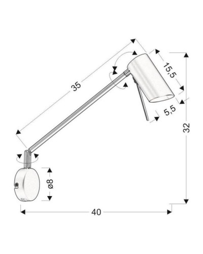 Бра Candellux 21-73907 MILLY (21-73907)